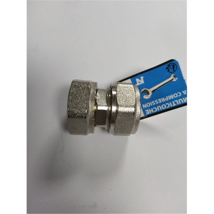 MULTICOUCHE A COMPRESSION RACCORD DROIT F MOB. 3/4 - Ø20 LIEN 1 PIÈCE MULTICOUCHE A COMPRESSION RACCORD DROIT F MOB. 3/4 - Ø20 LIEN 1 PIÈCE