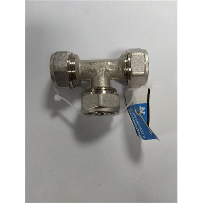 MULTICOUCHE A COMPRESSION TÉ ÉGAL Ø20 LIEN 1 PIÈCE MULTICOUCHE A COMPRESSION TÉ ÉGAL Ø20 LIEN 1 PIÈCE