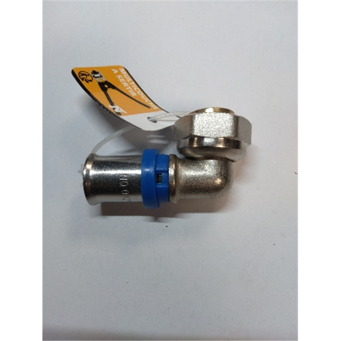 MULTICOUCHE A SERTIR MULTIPROFIL COUDE F ÉCROU LIBRE 1/2 - Ø16 MULTICOUCHE A SERTIR MULTIPROFIL COUDE F ÉCROU LIBRE 1/2 - Ø16