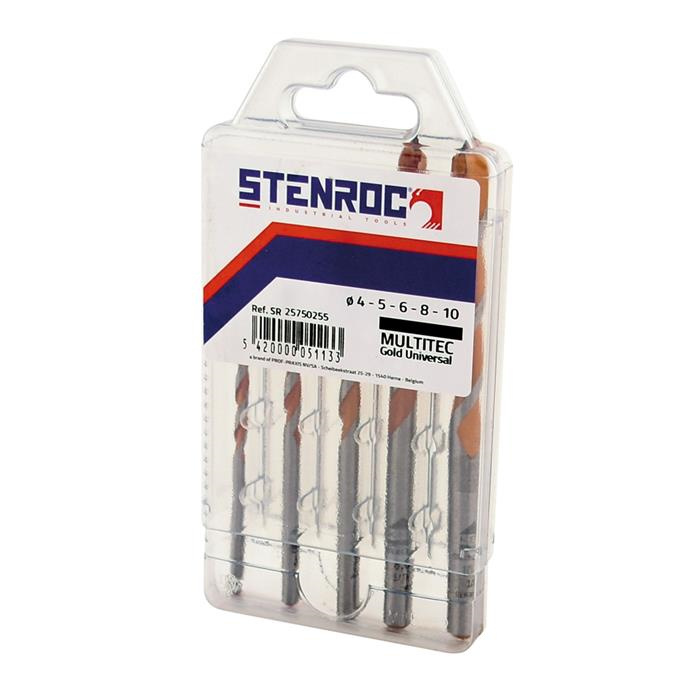 MULTITEC GOLD MÈCHE UNIVERSAL SET 4+5+6+8+10 MM MULTITEC GOLD MÈCHE UNIVERSAL SET 4+5+6+8+10 MM