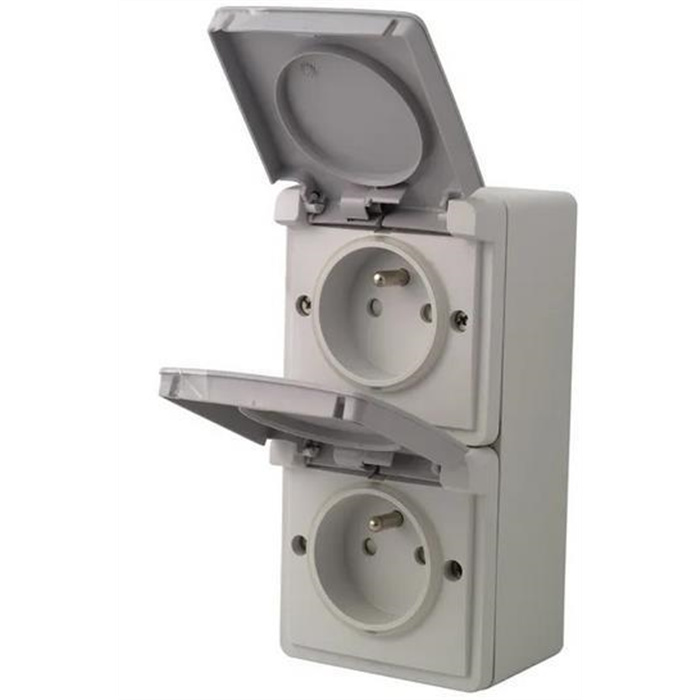 NEW HYDRO PRISE 2X VERT.+BOITE NEW HYDRO PRISE 2X VERT.+BOITE