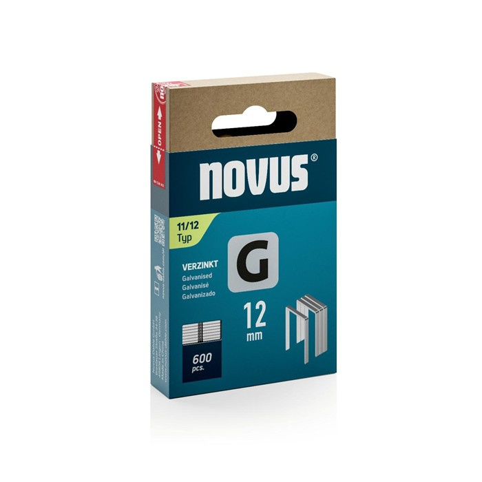 NOVUS G AGRAFE FIL PLAT 11/12MM (600) NOVUS G AGRAFE FIL PLAT 11/12MM (600)