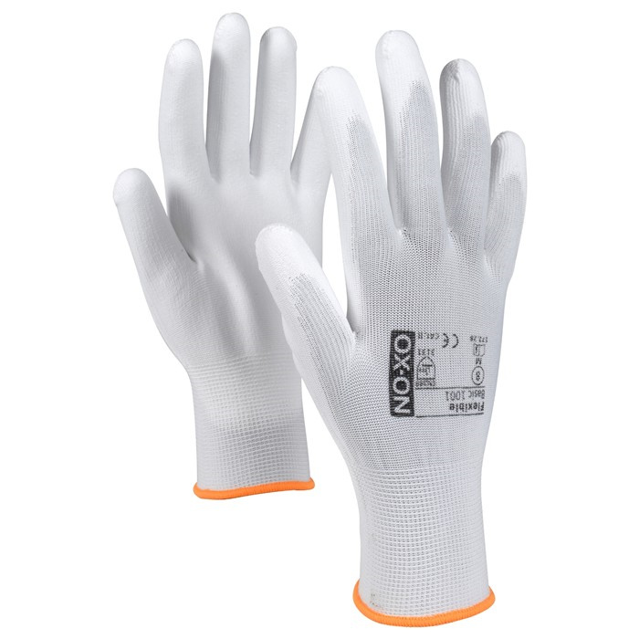OX-ON 1001 GANT DE TRAVAIL FLEXIBLE BASIC BLANC M10 OX-ON 1001 GANT DE TRAVAIL FLEXIBLE BASIC BLANC M10