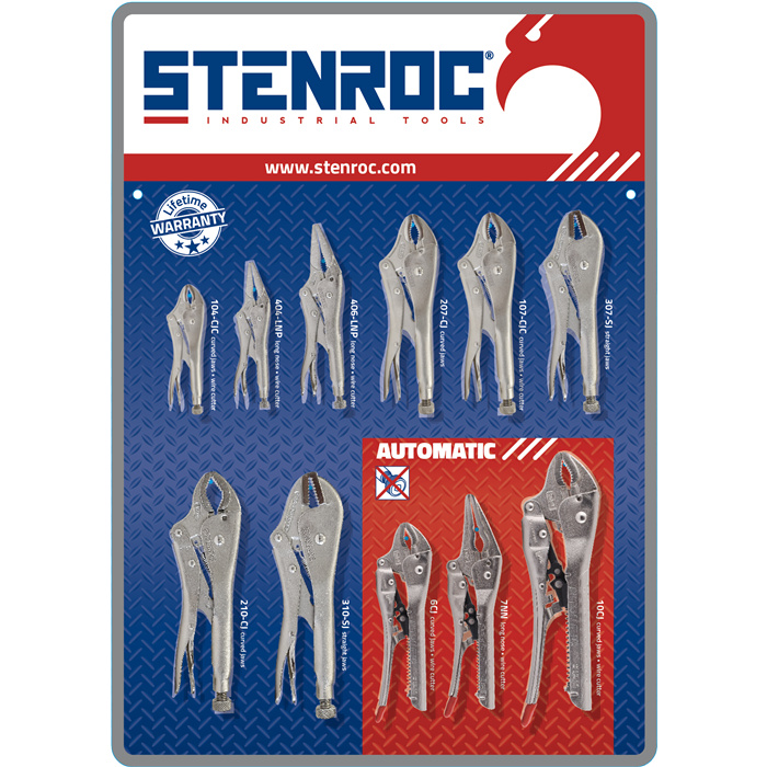 PANNEAU MURAL + PINCE ETAU STENROC : 8 X STANDARD + 3 X AUTOMATIC PANNEAU MURAL + PINCE ETAU STENROC : 8 X STANDARD + 3 X AUTOMATIC