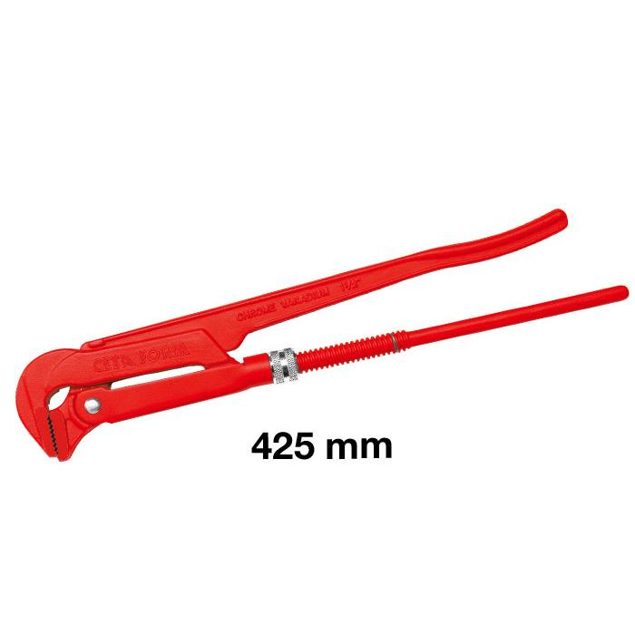 PINCE À TUYAUX 90° - 425 MM MODÈLE SUÉDOIS DIN 5234 PINCE À TUYAUX 90° - 425 MM MODÈLE SUÉDOIS DIN 5234