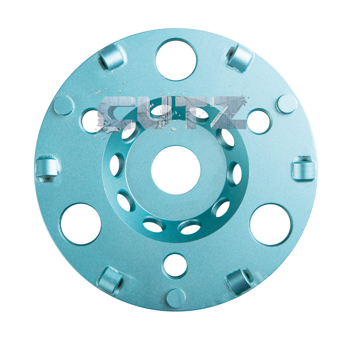 PLATEAU PCD PKD STAR AVEC SEGMENTS DE PR RONDS, BRASÉS À L'ARGENT Ø148 AL.19 PLATEAU PCD PKD STAR AVEC SEGMENTS DE PR RONDS, BRASÉS À L'ARGENT Ø148 AL.19