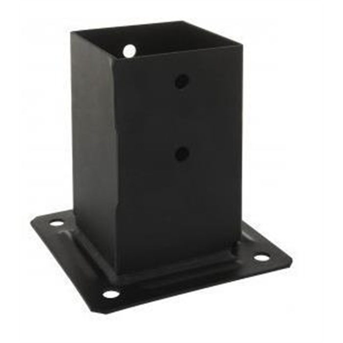 PORTE POTEAU PLAQUE NOIR 71X71X150 PORTE POTEAU PLAQUE NOIR 71X71X150