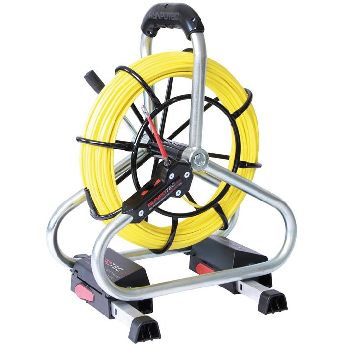 PROFI-SET: BAGUETTE EN FIBRE DE VERRE Ø 4,5 MM AVEC ENROULEUR EN ACIER - 60 M PROFI-SET: BAGUETTE EN FIBRE DE VERRE Ø 4,5 MM AVEC ENROULEUR EN ACIER - 60 M