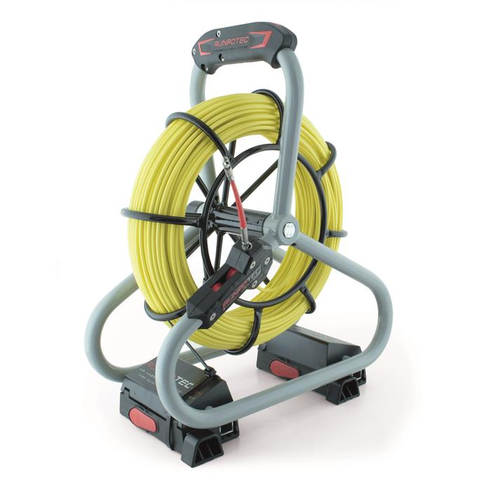 PROFI-SET: BAGUETTE EN FIBRE DE VERRE Ø 4,5 MM AVEC ENROULEUR EN ACIER - 80 M PROFI-SET: BAGUETTE EN FIBRE DE VERRE Ø 4,5 MM AVEC ENROULEUR EN ACIER - 80 M