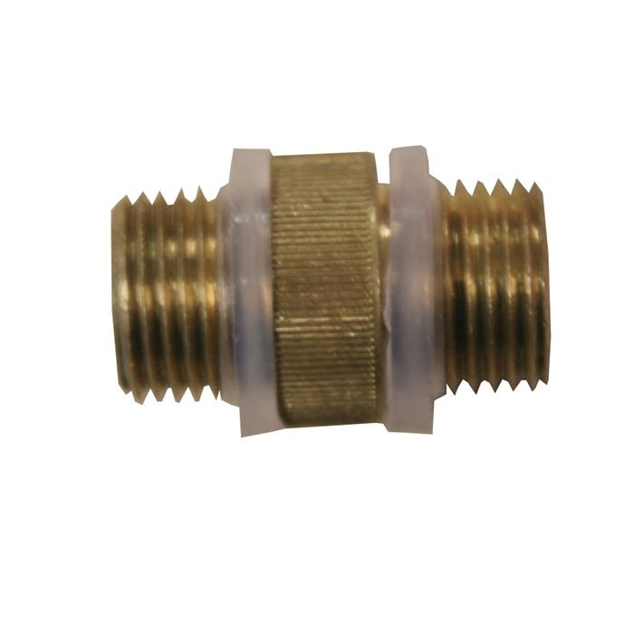 RACCORD FILETÉ DOUBLE EXTÉRIEURS 2XM11X1 - LAITON RACCORD FILETÉ DOUBLE EXTÉRIEURS 2XM11X1 - LAITON