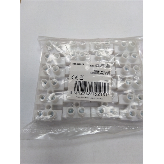 RACCORD LUSTRE PVC 16MM 4P RACCORD LUSTRE PVC 16MM 4P