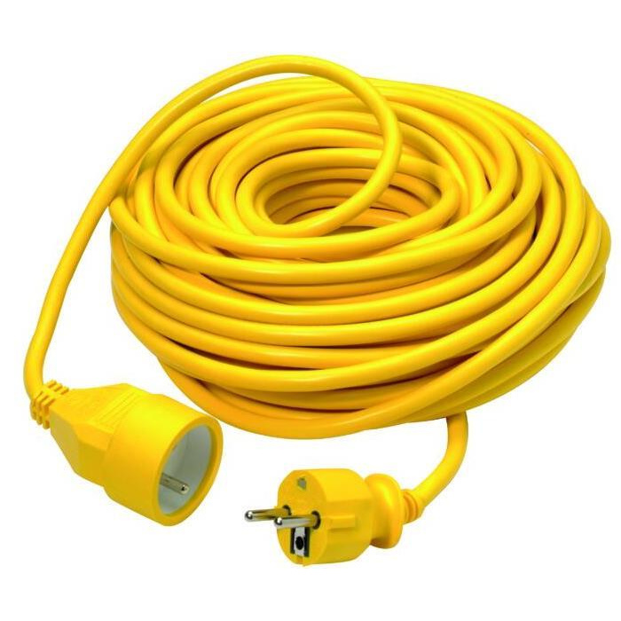 RALLONGE 3G1.5 PVC 20M JAUNE RALLONGE 3G1.5 PVC 20M JAUNE