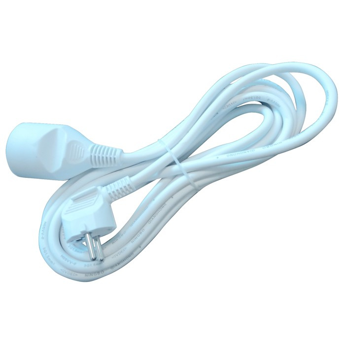 RALLONGE ÉLECTRIQUE BLANC 5M RALLONGE ÉLECTRIQUE BLANC 5M