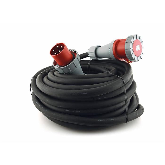 RALLONGE NÉOPRÈNE EN 60309 - 25M - 400V-64A - 3P+N+T RALLONGE NÉOPRÈNE EN 60309 - 25M - 400V-64A - 3P+N+T