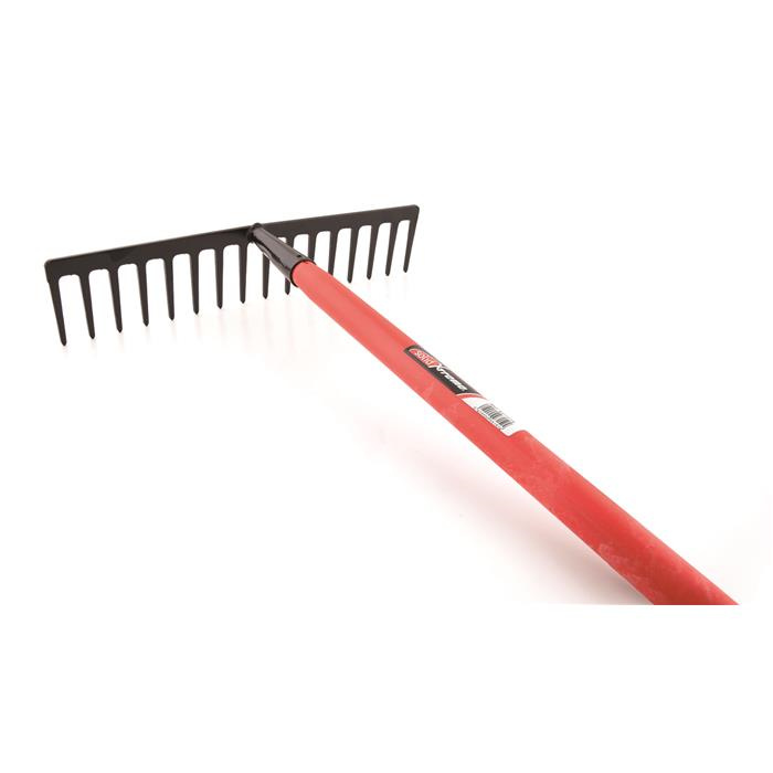 RÂTEAU DENTS DROITES - AVEC MANCHE FIBRE RÂTEAU DENTS DROITES - AVEC MANCHE FIBRE