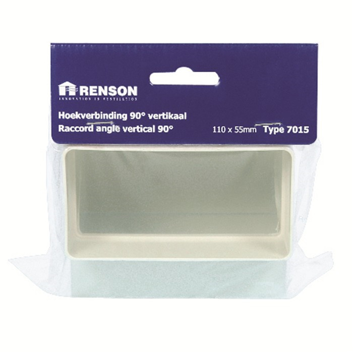 RENSON 7015 ANGLE 90° VERTICALE 110X55 RENSON 7015 ANGLE 90° VERTICALE 110X55