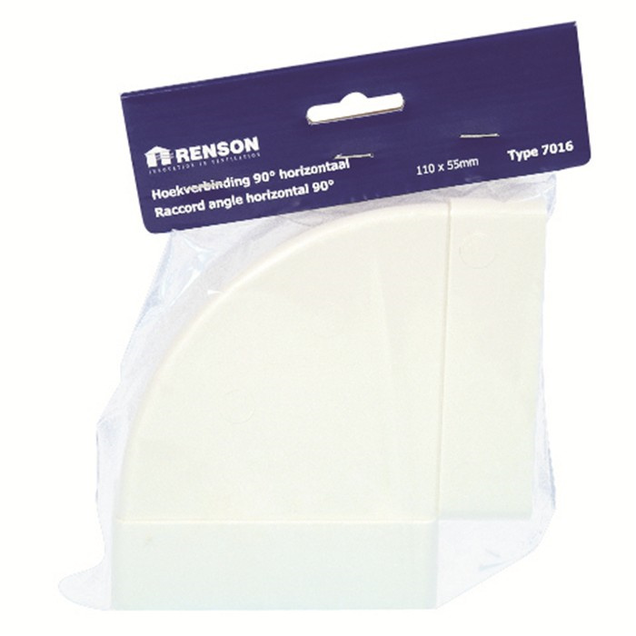 RENSON 7016 ANGLE 90° HORIZONTALE 110X55 RENSON 7016 ANGLE 90° HORIZONTALE 110X55