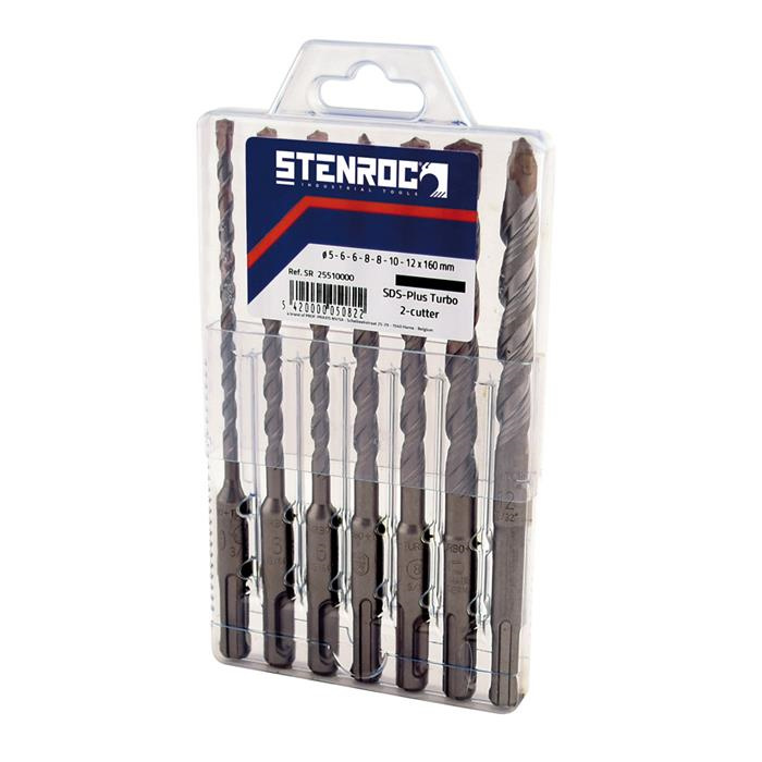 SDS-PLUS SET - 7 DELIG 5-10-12X160 + 2 ST. 6-8X160 SDS-PLUS SET - 7 DELIG 5-10-12X160 + 2 ST. 6-8X160