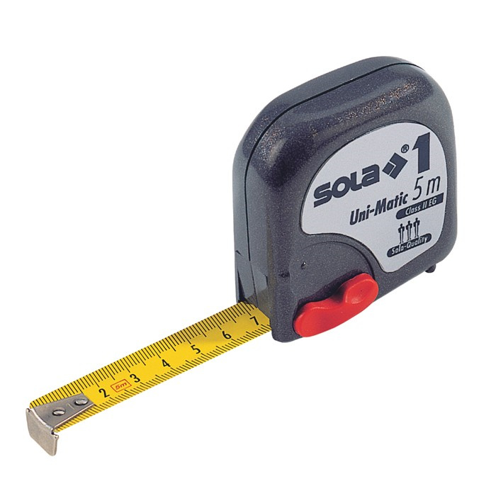 SOLA MÈTRE RUBAN ABS BLISTER UM5 SOLA MÈTRE RUBAN ABS BLISTER UM5