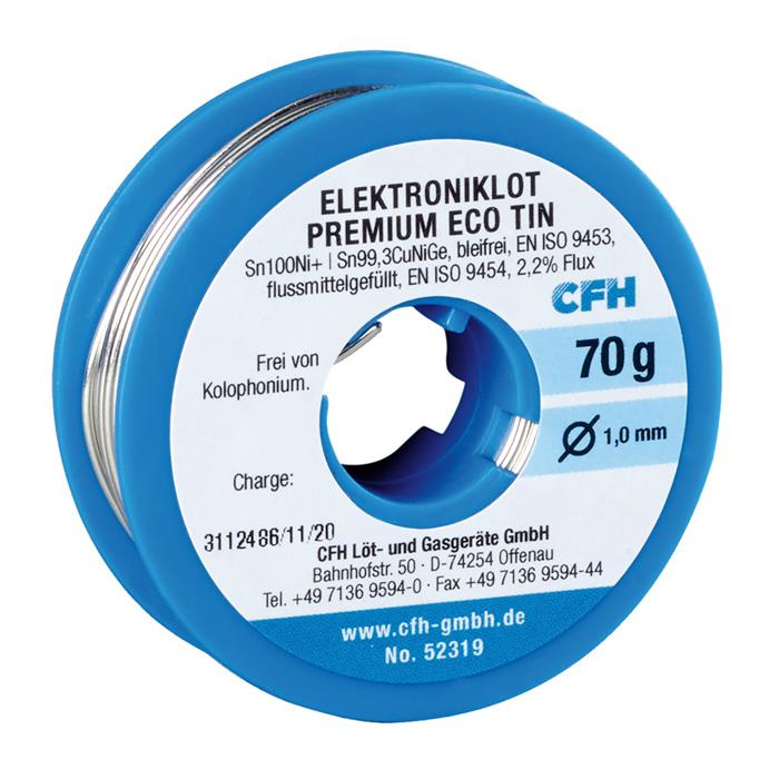 SOUDURE ÉLECTRONIQUE ECO 319 SANS PLOMB 70 G SOUDURE ÉLECTRONIQUE ECO 319 SANS PLOMB 70 G