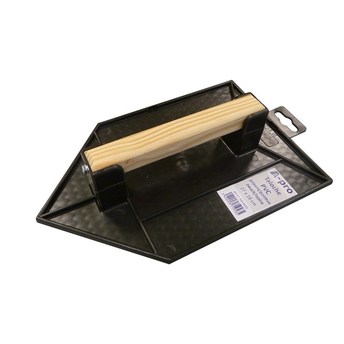 TALOCHE A-PRO PVC NOIRE 27X18CM POINTUE TALOCHE A-PRO PVC NOIRE 27X18CM POINTUE