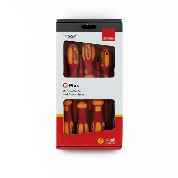 TOURNEVIS À FENTE 1000V FENTE PH - 7 PCS TOURNEVIS À FENTE 1000V FENTE PH - 7 PCS