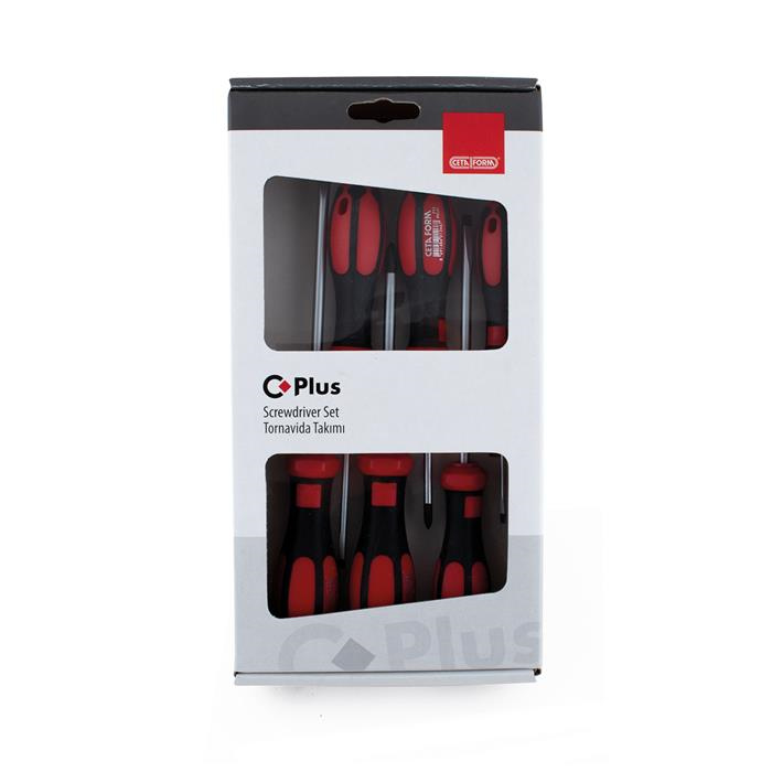 TOURNEVIS EN SET FENTE + PH 6 PCS TOURNEVIS EN SET FENTE + PH 6 PCS