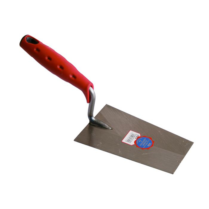 TRUELLE DE MAÇON LUX. SOFT GRIP 180 X 115/80 X 1,2 MM RECTANGULAIRE TRUELLE DE MAÇON LUX. SOFT GRIP 180 X 115/80 X 1,2 MM RECTANGULAIRE