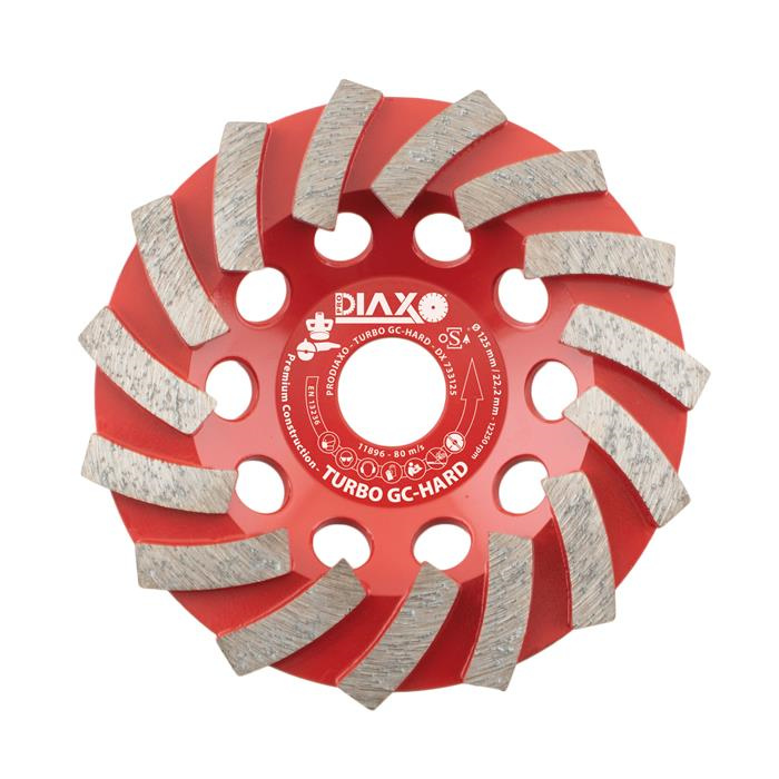 TURBO GC-HARD - 125 X 22,2 MM - PREMIUM CONSTRUCTION TURBO GC-HARD - 125 X 22,2 MM - PREMIUM CONSTRUCTION