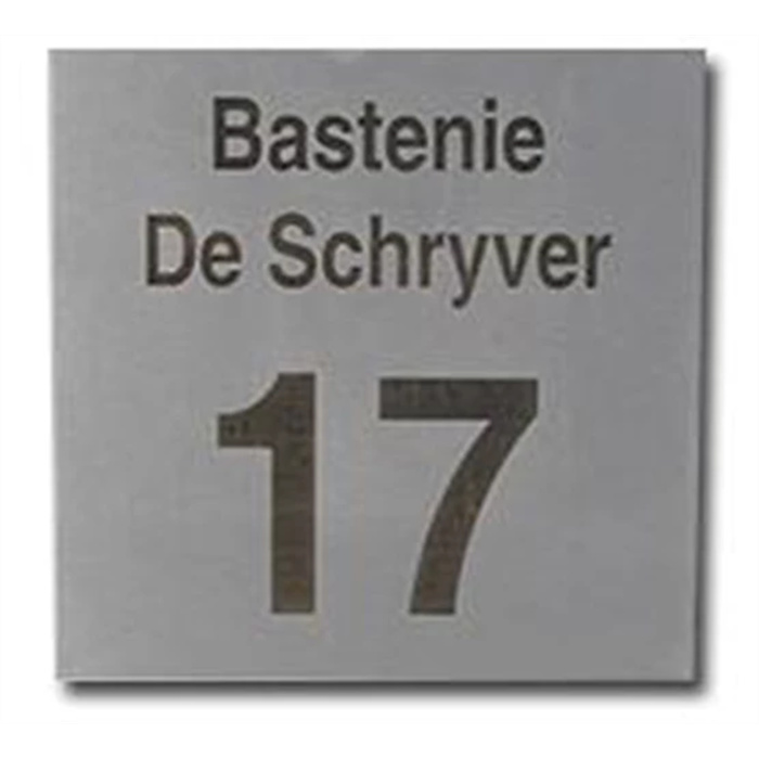 VASP GRAVURE NUMÉRO SUR PLAQUETTE INOX 18/18 BRULÉE (INOX BLACK) (0,1X18X18) VASP GRAVURE NUMÉRO SUR PLAQUETTE INOX 18/18 BRULÉE (INOX BLACK) (0,1X18X18)