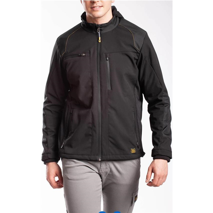 VESTE EN TISSU SOFTSHELL COULEUR NOIR XL VESTE EN TISSU SOFTSHELL COULEUR NOIR XL