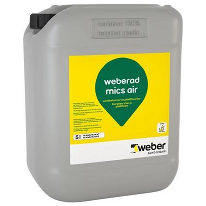 WEBERAD MICS AIR INCOLORÉ 10 L WEBERAD MICS AIR INCOLORÉ 10 L