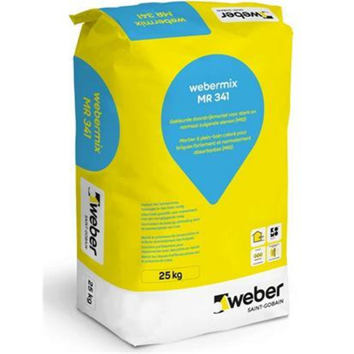 WEBERMIX MR 341 BLANC-BEIGE (CODE 2365) 25 KG MORTIER PLEIN BAIN 8-12 WEBERMIX MR 341 BLANC-BEIGE (CODE 2365) 25 KG MORTIER PLEIN BAIN 8-12