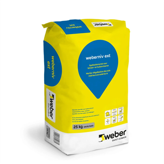 WEBERNIV EXT GRIS 25 KG WEBERNIV EXT GRIS 25 KG