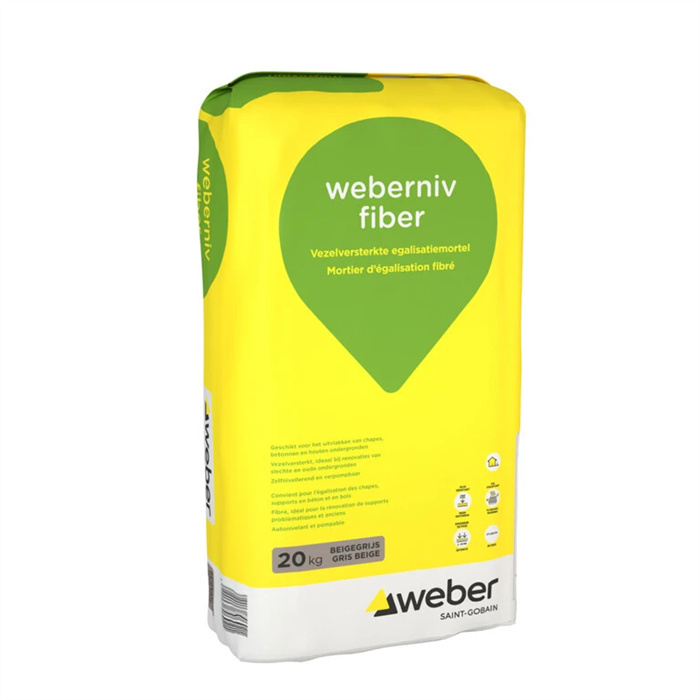 WEBERNIV FIBER BEIGE GRIS 20 KG WEBERNIV FIBER BEIGE GRIS 20 KG